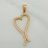 Dije Silueta Corazon 2.55gr / 1 1/2 in / Oro Amarillo 18K $