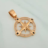 Dije Estrella Cardinal 7.65gr / 1 1/2 in / Oro Rosa 18K $