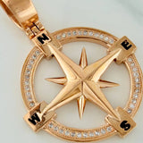 Dije Estrella Cardinal 7.65gr / 1 1/2 in / Oro Rosa 18K $