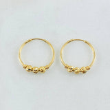 Candongas Trio 1.2gr / 3/4 in / Oro Amarillo 18K
