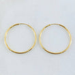 Hoop Earrings Hoop 1.3gr / 1in / 18K Gold