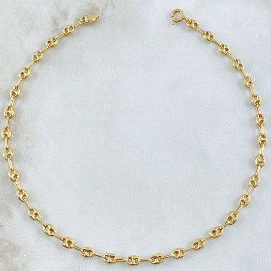 GC Anklet 2.85gr / 9.8in / 18K Gold