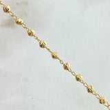 Pulso Tipo Militar 1.85gr / 6 3/4 in / 3mm Oro Amarillo 18K