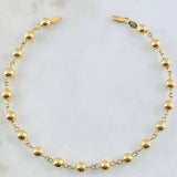 Military Type Bracelet 4.4gr / 8.5in / 18K Gold