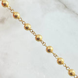 Military Type Bracelet 4.4gr / 8.5in / 18K Gold