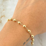 Military Type Bracelet 4.4gr / 8.5in / 18K Gold