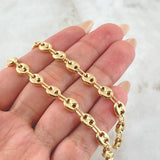 Cadena GC 8.5gr / 15 3/4 in / 6.2mm Oro Amarillo 18K