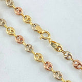 GC Chain 9.45gr / 19.7in / Three 18K Golds