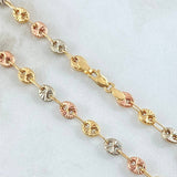 GC Chain 11.8gr / 23.6in / Three 18K Golds
