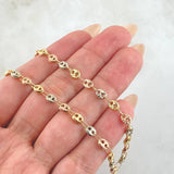 GC Chain 11.8gr / 23.6in / Three 18K Golds