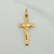 Dije Cruz Cristo 1.15gr / 1 1/4 in / Oro Amarillo 18K $