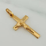 Dije Cruz Cristo 1.15gr / 1 1/4 in / Oro Amarillo 18K $