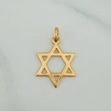 Dije Estrella De David 1.35gr / 1 in / Oro Amarillo 18K $