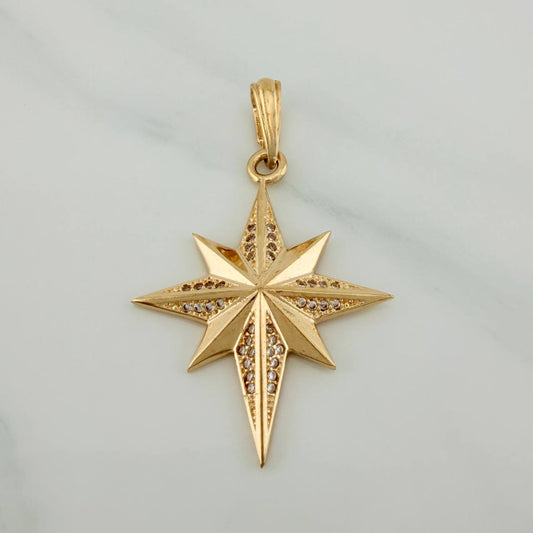 Dije Estrella Cardinal 4.5gr / 1 3/4 in / Oro Amarillo 18K $