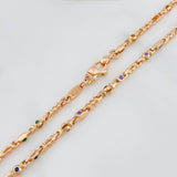 Rustic Chain 23.3 g / 20 in / 2.4 mm 18K Rose Gold