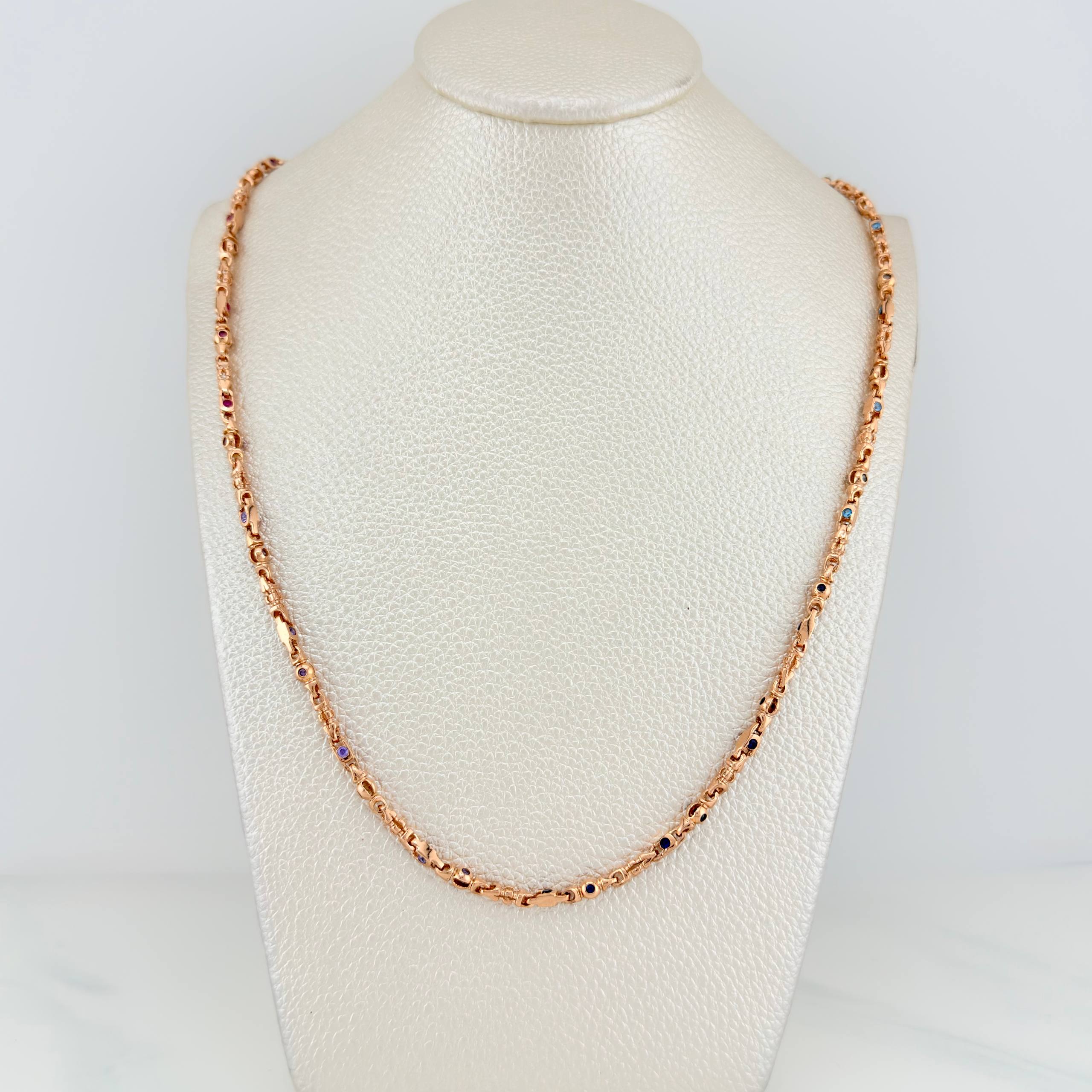Rustic Chain 23.3 g / 20 in / 2.4 mm 18K Rose Gold