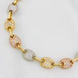 Bracelet Gc 17.3 g / 7 in / 3.96 mm Three Golds 18K
