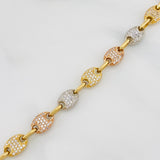 Bracelet Gc 17.3 g / 7 in / 3.96 mm Three Golds 18K