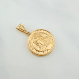 Dije San Benito 2.6 g / 1 1/4 in Oro Amarillo 18K