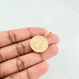 Dije San Benito 2.6 g / 1 1/4 in Oro Amarillo 18K