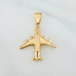 Dije Avión 1.7 g / 1 1/2 in Oro Amarillo 18K