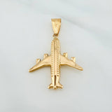 Dije Avión 1.7 g / 1 1/2 in Oro Amarillo 18K