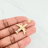 Dije Avión 1.7 g / 1 1/2 in Oro Amarillo 18K