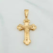 Dije Cruz Cristo 1.85 g / 1 3/4 in Oro Amarillo 18K