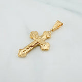 Dije Cruz Cristo 1.85 g / 1 3/4 in Oro Amarillo 18K