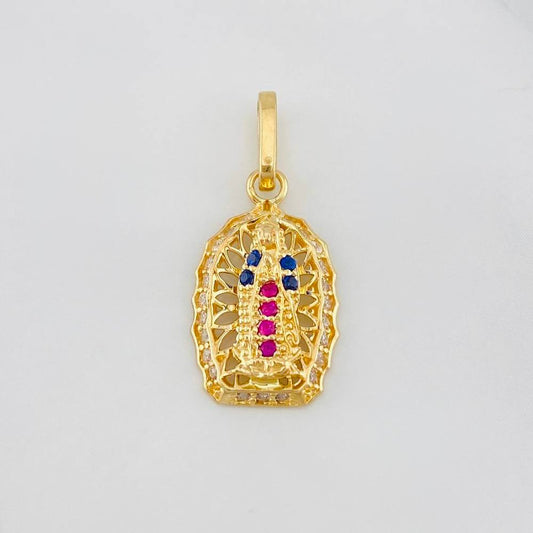 Dije Virgen Guadalupe 1.3 g / 3/4 in Oro Amarillo 18K
