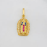 Dije Virgen Guadalupe 1.3 g / 3/4 in Oro Amarillo 18K