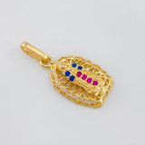 Dije Virgen Guadalupe 1.3 g / 3/4 in Oro Amarillo 18K