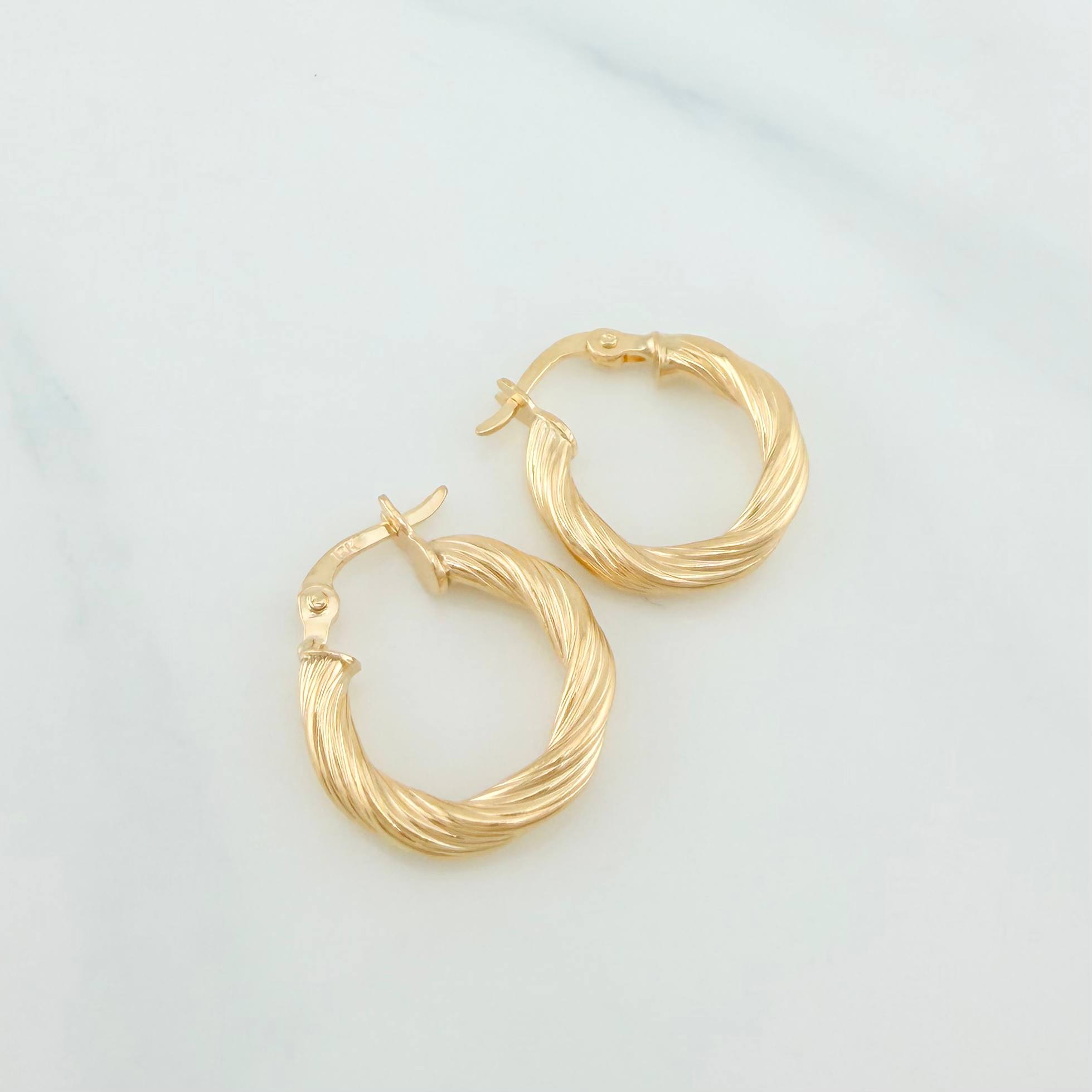 Candongas Emmi 1.5 g / 3/4 in Oro Amarillo 18K