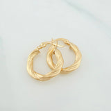 Candongas Emmi 1.5 g / 3/4 in Oro Amarillo 18K