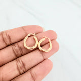 Candongas Emmi 1.5 g / 3/4 in Oro Amarillo 18K