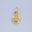 Dije Virgen Milagrosa 0.6gr / 1/2 in / Oro Amarillo 18K %