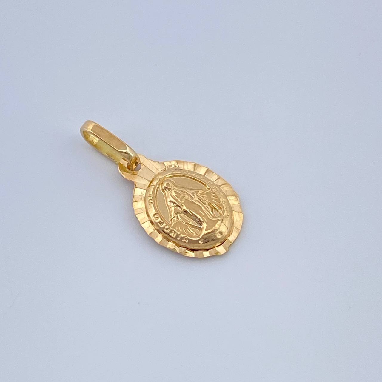 Dije Virgen Milagrosa 0.75gr / 3/4 in / Oro Amarillo 18K %