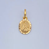Virgin of Carmen Pendant 0.7gr / 3/4 in / Yellow Gold 18K %