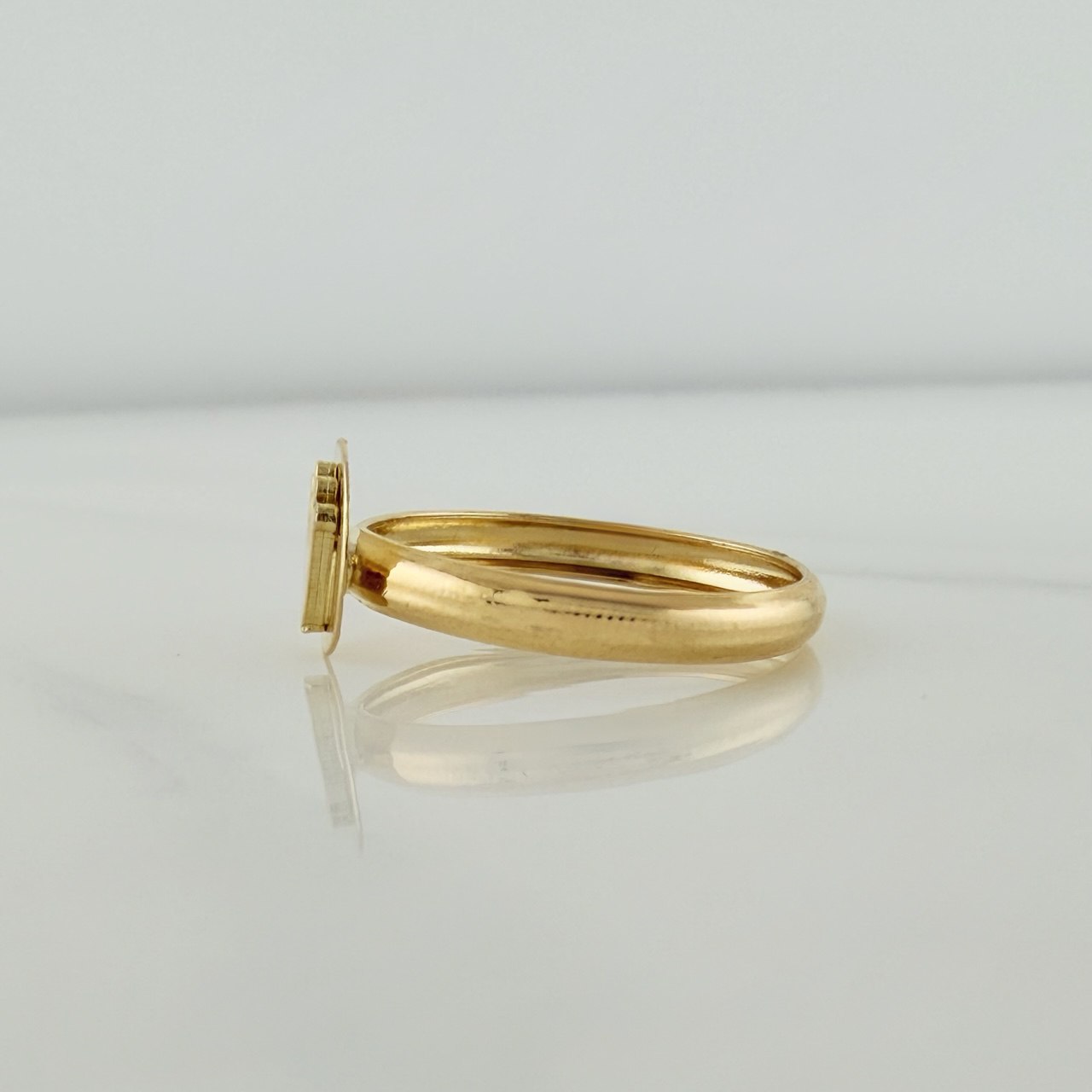 Anillo Corona 1.2gr / T6 1/2 / Oro Amarillo 18K %