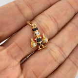 Dije Pato Bolsa Dinero 1.6gr / 3/4 in / Tres Oros 18K %