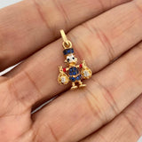 Dije Pato Bolsa Dinero 1.6gr / 3/4 in / Tres Oros 18K %