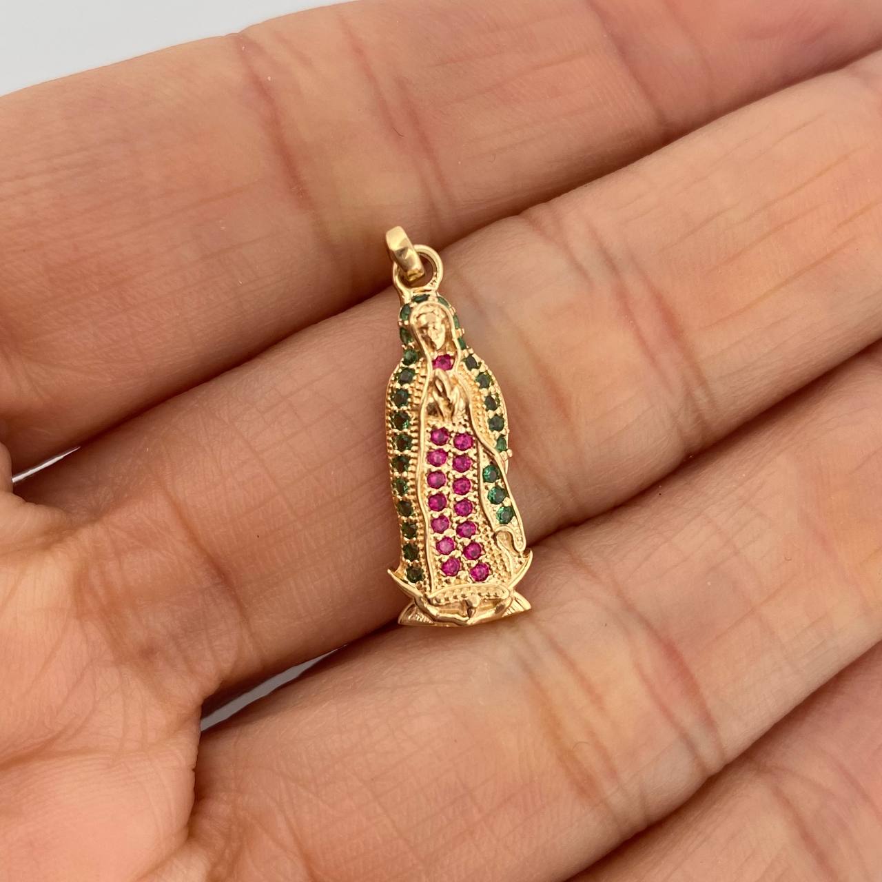 Dije Virgen Guadalupe 1.7gr / 1 in / Oro Amarillo 18K %