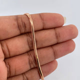 Pulso Serpiente 3.3gr / 7 in / 2.49mm Oro Rosa +3 18K %