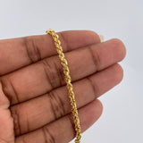 Pulso Lazo 4.1gr / 7 1/2 in / 3.19mm Oro Amarillo +3 18K %