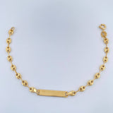 Pulso Bebé GC Placa Rectangular 1.7gr / 5 3/4 in / 3.47mm Oro Amarillo 18K %
