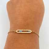 Pulso MSK 2.4gr / 7 1/4 in / 1.55mm Oro Amarillo 18K %