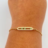 Pulso MSK 2.4gr / 7 1/4 in / 1.57mm Oro Amarillo 18K %