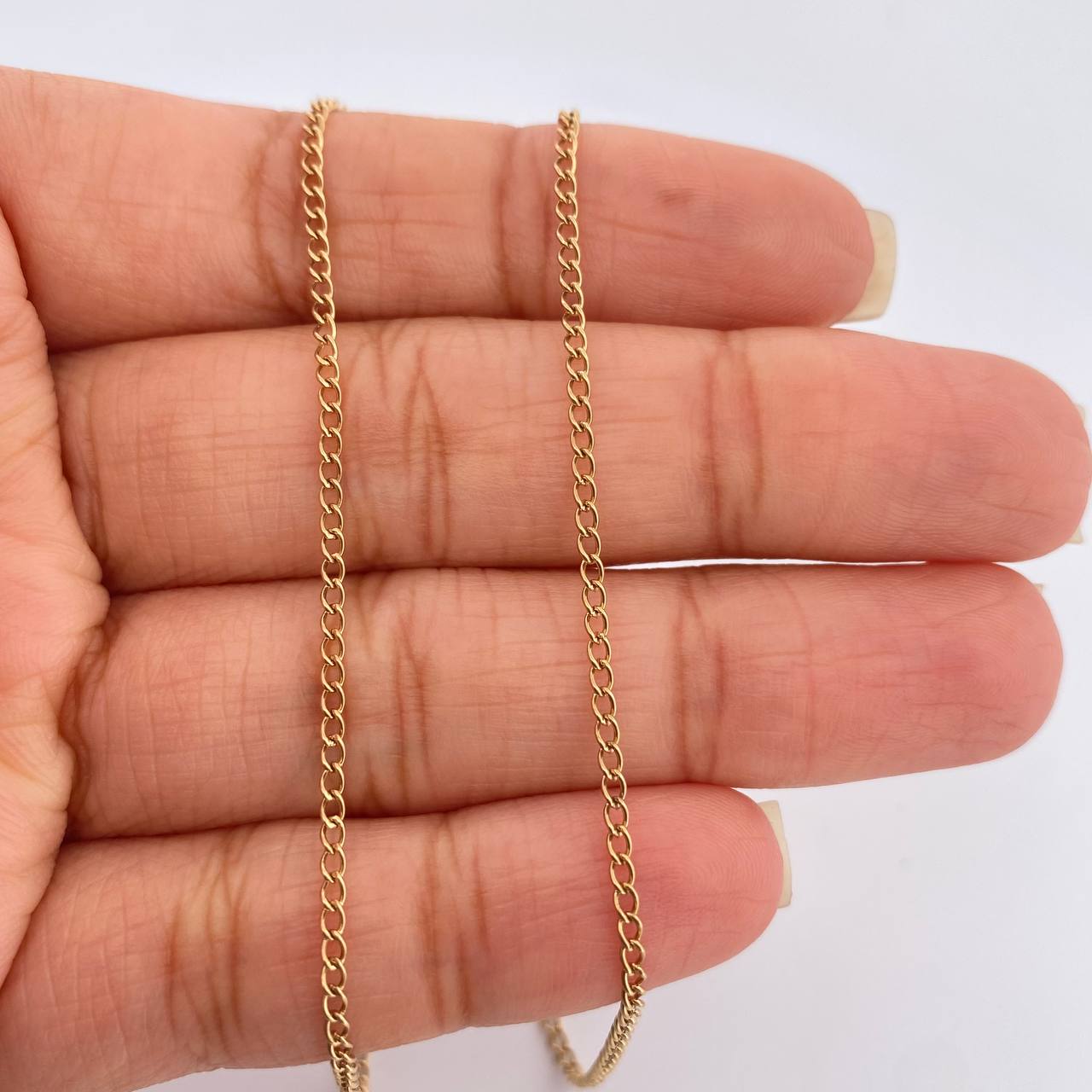 Cadena MSK 3.6gr / 15 3/4 in / 1.56mm Oro Amarillo 18K %