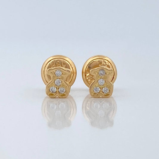 Topos Oso Ts 0.7gr / 4.75mm Oro Amarillo 18K &
