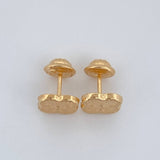 Topos Trebol 0.85gr / 7.25mm Oro Amarillo 18K %